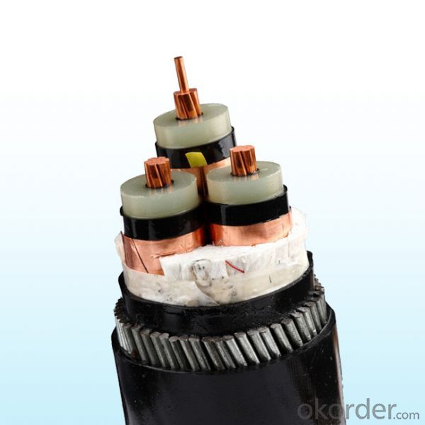 XLPE insulated silicone rubber coated electric power cable