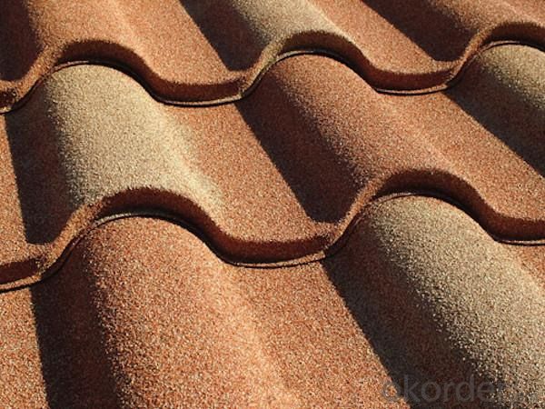 Shingle Stone Coated Metal Roofing Tile for Construction