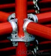 48.3mm Red Painted Building Cuplock Scaffolding