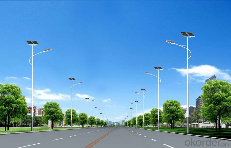 Very good Solar street light  cost saving, top class quality 00022P