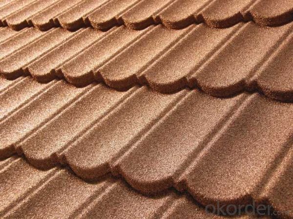 Colorful Vermiculite Metal Roofing Tile with Stone Coated
