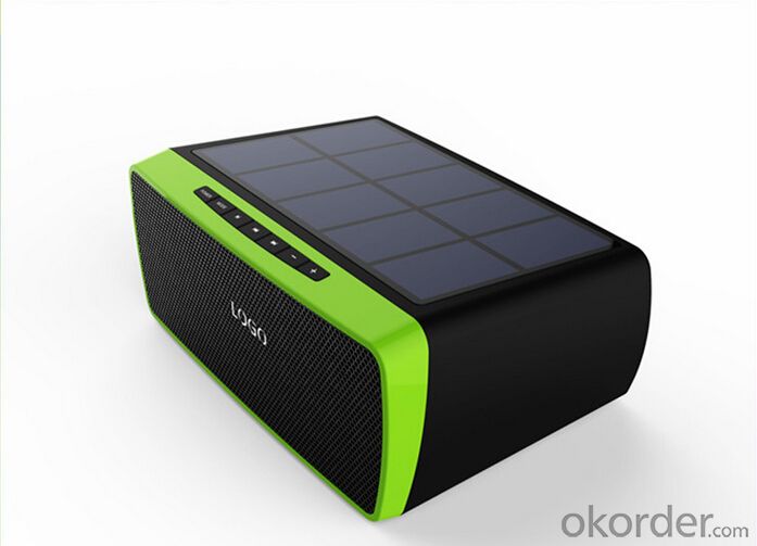 Portable Solar Bluetooth Speaker Waterproof Design