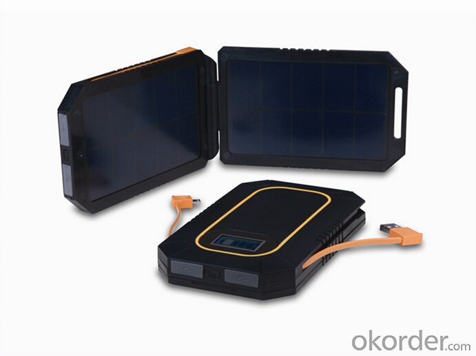 Solar Power Bank 6000mAh Solar Charger for Mobile Phone