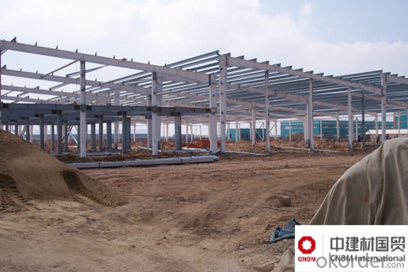 Prefabricated Light Weight Frame Steel Structural Factory Design