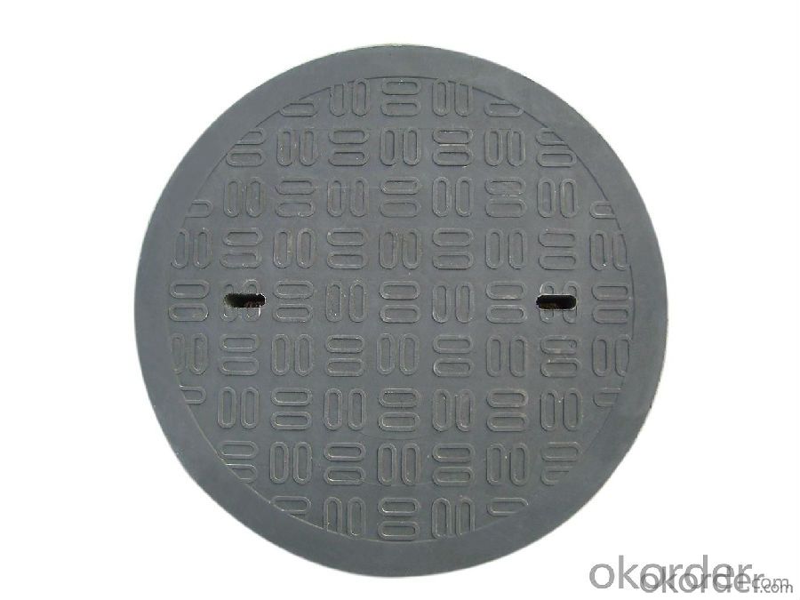 Ductile Iron Manhole Covers EN124 Round for Sale