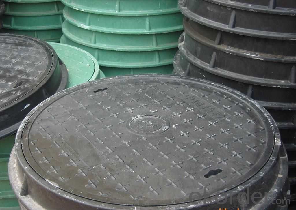 Manhole Cover Bs En124 Sanitary Sewer Round Composite Material