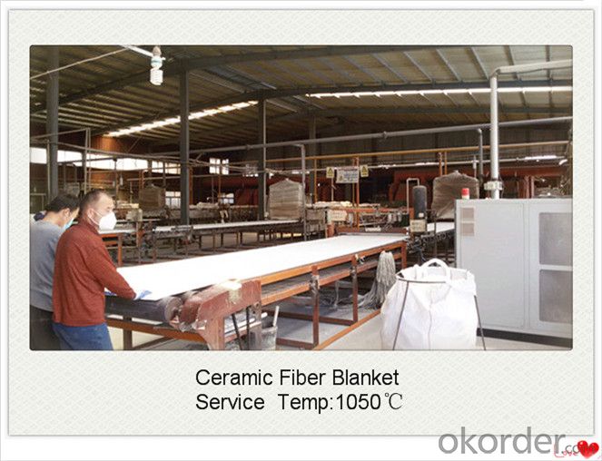 Pallet Packing Ceramic Fiber Blanket for Iron Making Furnaces Made In China