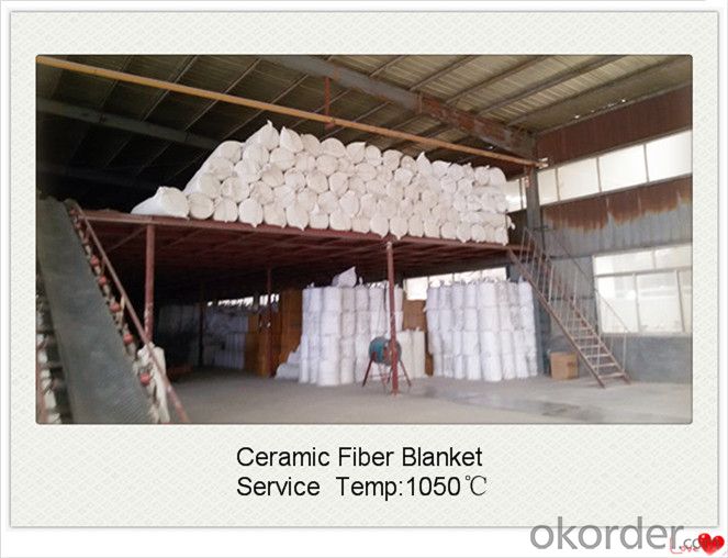 High Temperature 1600c Polycrystalline Mullite Ceramic Fiber Blanket for Iron Making Furnaces