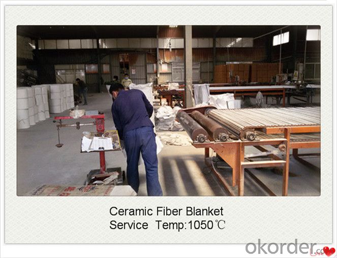Ceramic Fiber Blanket with 6mmx1220mmx7620mm 160kg/M3 for Coke Oven Door Made In China