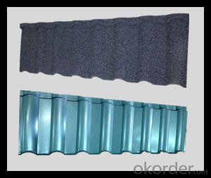 Colorful Stone Coated Steel Roofing Tile--Classical Type with Seven Waves