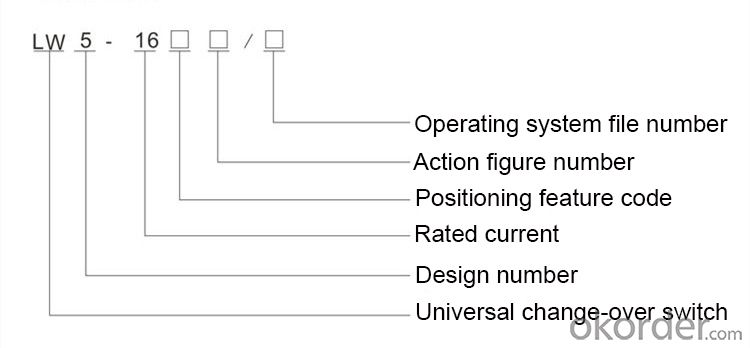 changeover switch LW5 Universal Changeover Switches wenzhou