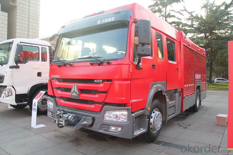 Sinotruk HOWO 4*2 Water and Foam Fire Truck (7000/8000L)