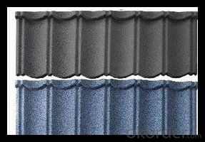 Colorful Stone Coated Steel Roofing Tile--Classical Type with Six Waves