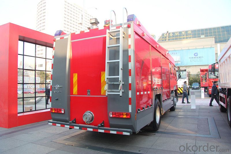 Sinotruk HOWO 4*2 Water and Foam Fire Truck (7000/8000L)