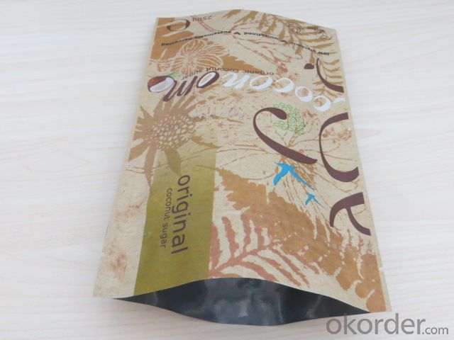 Food Grade CPP or PP Laminated with Craft Paper Bag for Packing
