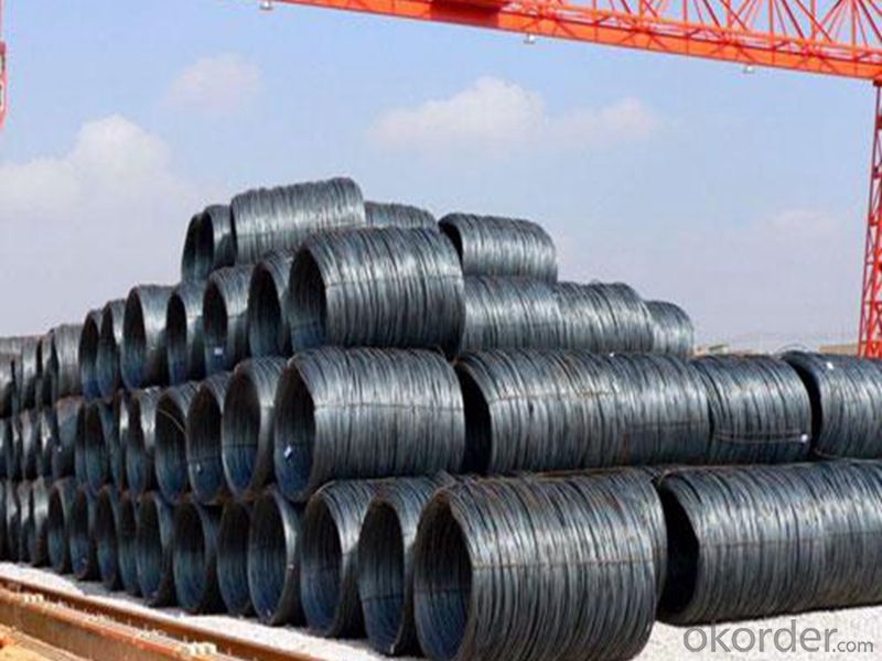 6mm hot rolled low carbon 1008B steel wire coil/steel wire rod