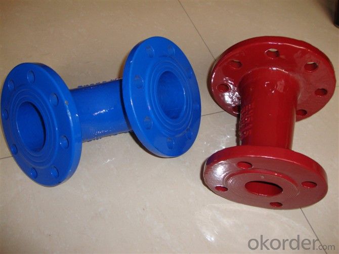 Ductile Iron Pipe Fittings Double Flanged 90°Long Radius Bend High Quality  ISO2531:1998 DN80