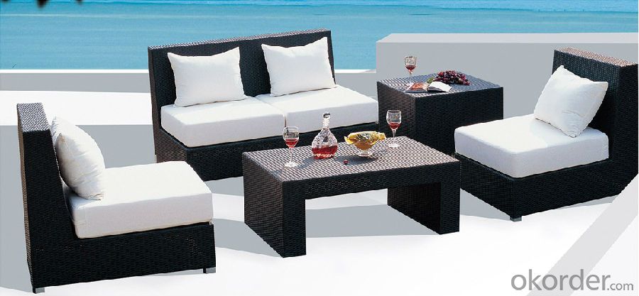 Stylish Outdoor PE Rattan Wicker Patio Sofa Furniture Set