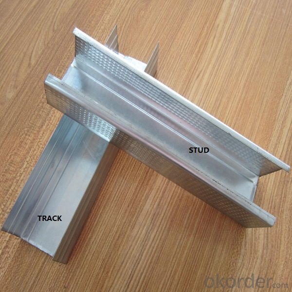 Galvanized Metal Stud and Track for Drywall Steel Light Frame