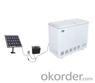 Solar Powered System With DC Refrigerator