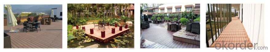 Composite Plastic Outdoor Decking /Plastic Decking/Environmantally Panel