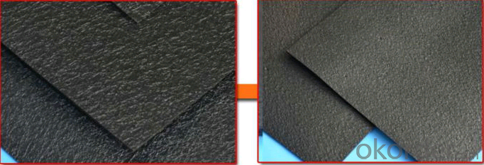 Composite HDPE ASTM Standard Geomembrane / HDPE Geomembrane / ASTM Standard Geomembrane for Landfill