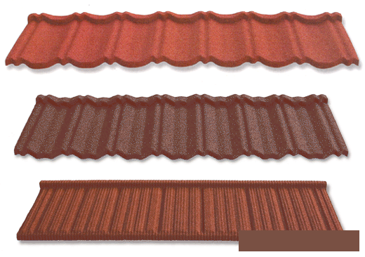 Durable Colorful Stone Coated Metal Roofing Tile