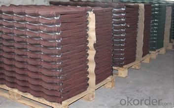 Fire Resistance Sun Stone Coated Metal Roof Tile