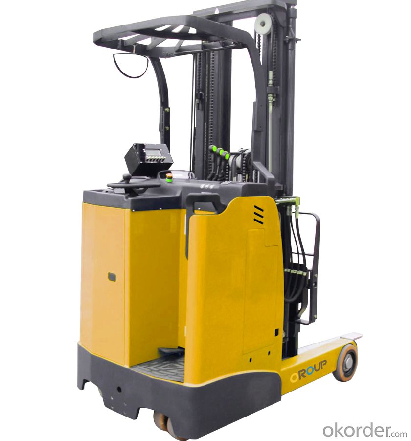 Electric Forklift Used in Warehouse