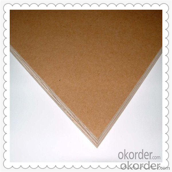 Poplar Veneered Plywood with Okoume Material