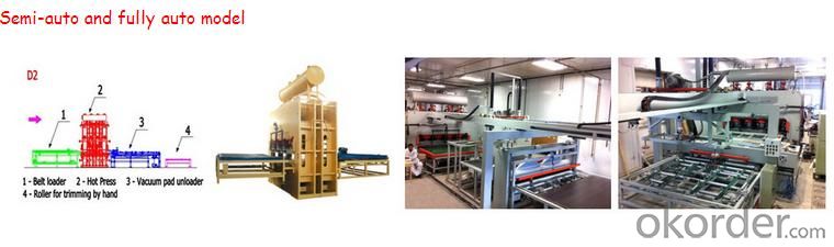 Melamine Hot Press Short Cycle Hydraulic Laminating Machine 1220*2440mm