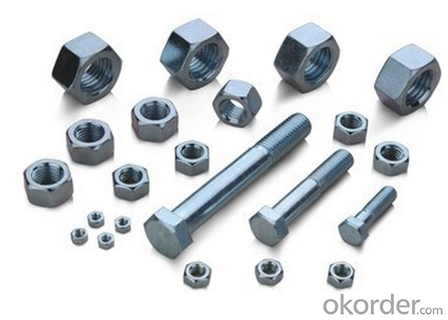 Stainless Steel / Brass Nut, lock nuts, hexagonal nut made in China