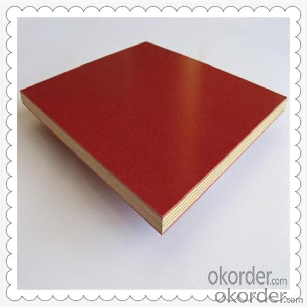 Red Color Film Faced Plywood with Birch Core Material