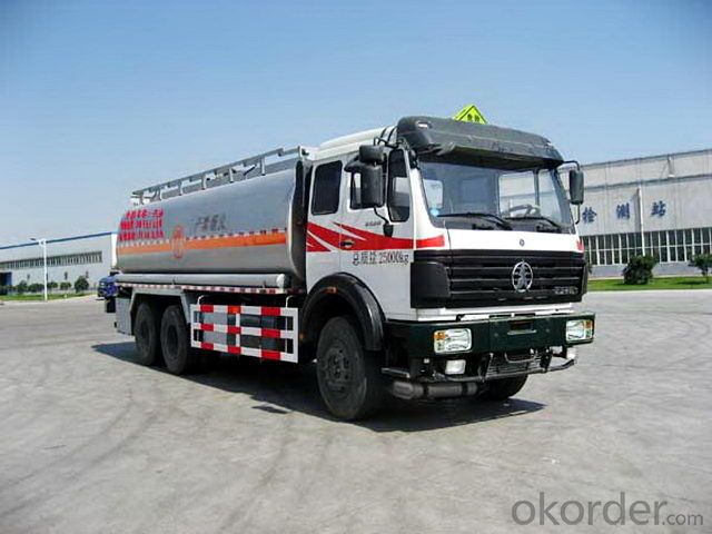 Fuel Tank Trucks / Oil Tank Trucks 40cbm Shanqi D'long 8*4