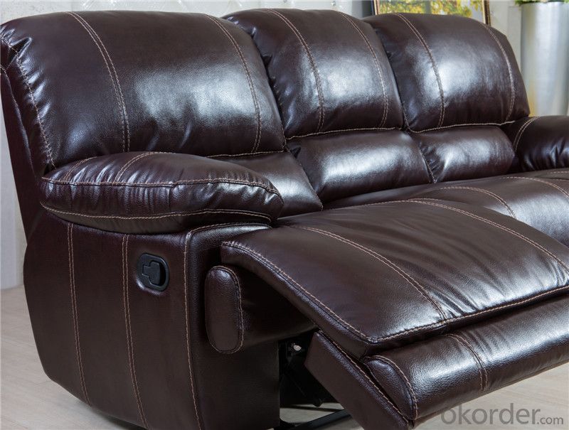 Electrical Recliner Sofa with Genuine Leather