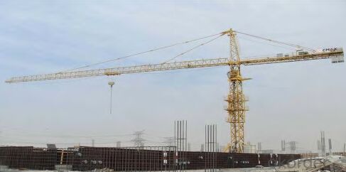 Model D2500-120 Tower Crane with Good Vision and Large Inner Space Cab