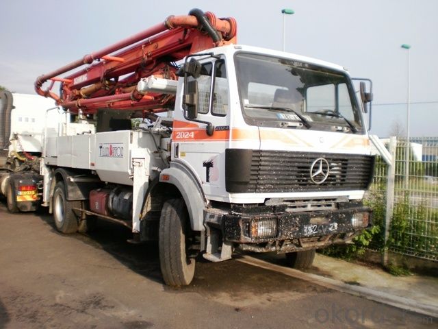 Concrete Pump 24m Boom Mobile Truck Mounted