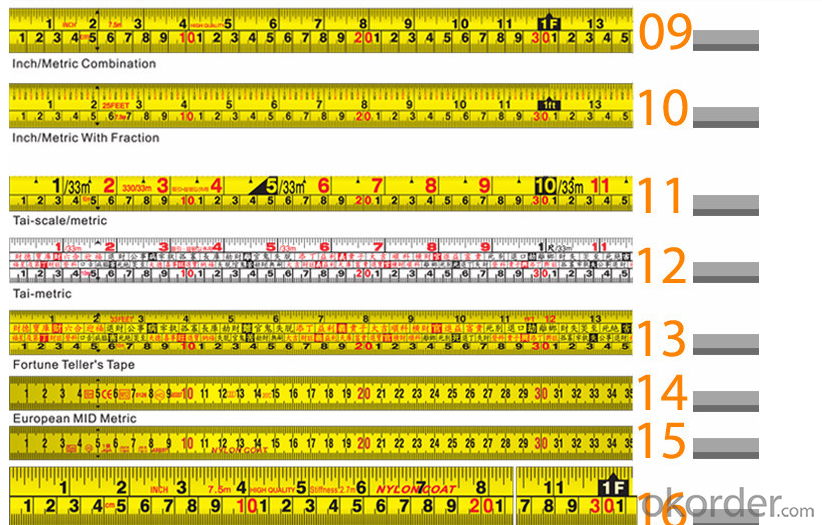 Steel Tape Measure Hot Selling Rubble Case Factory Price