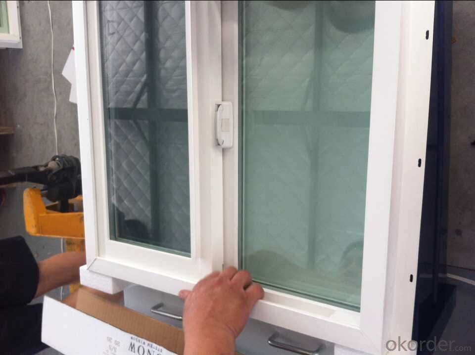 PVC Casement Window with CE ISO Factory