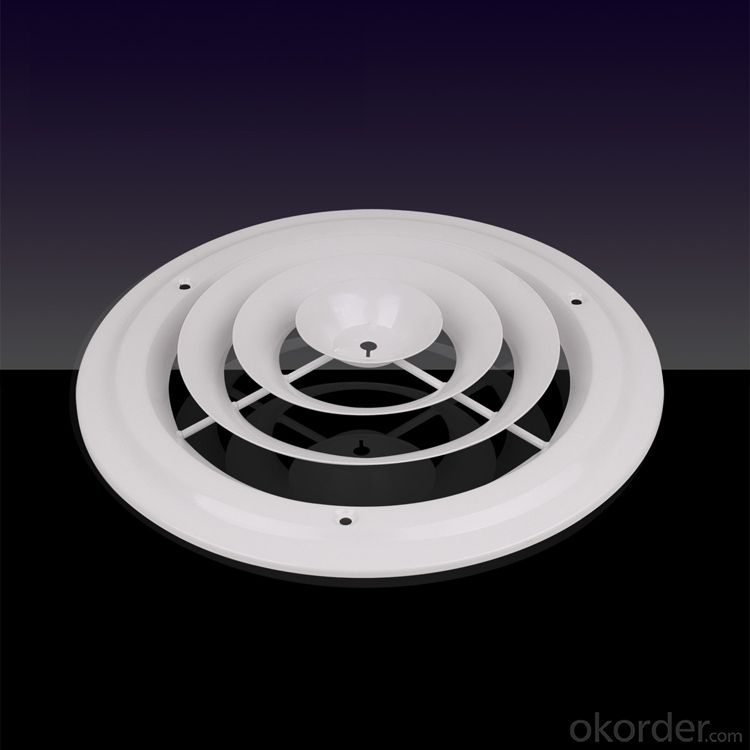 Best Selling HVAC Systems Parts Good Quality ABS Plastic Round Ceiling Air Diffuser