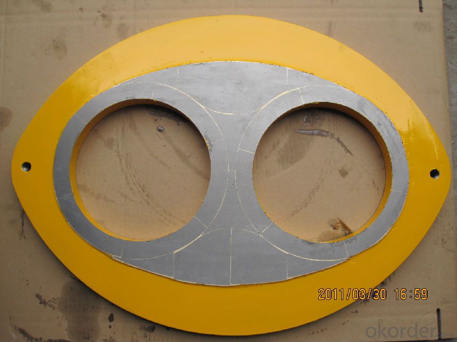 DN200 Spectacle Plate for SANY Concrete Pump