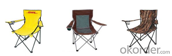 Luxury Two Color Matched Camping Chair Green/Gray