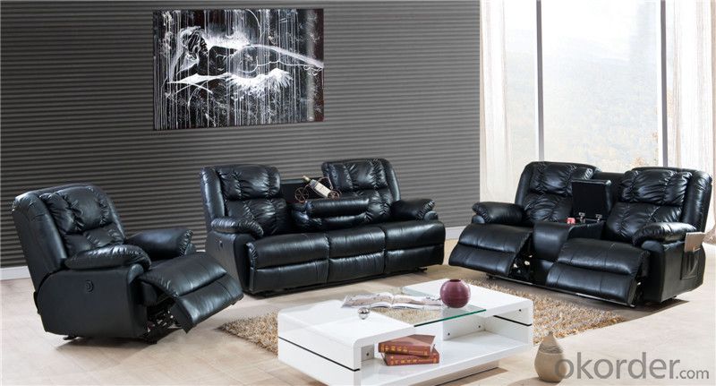 Recliner Sofa With Imported Genuine, Genuine Leather Sofa Set Reclining