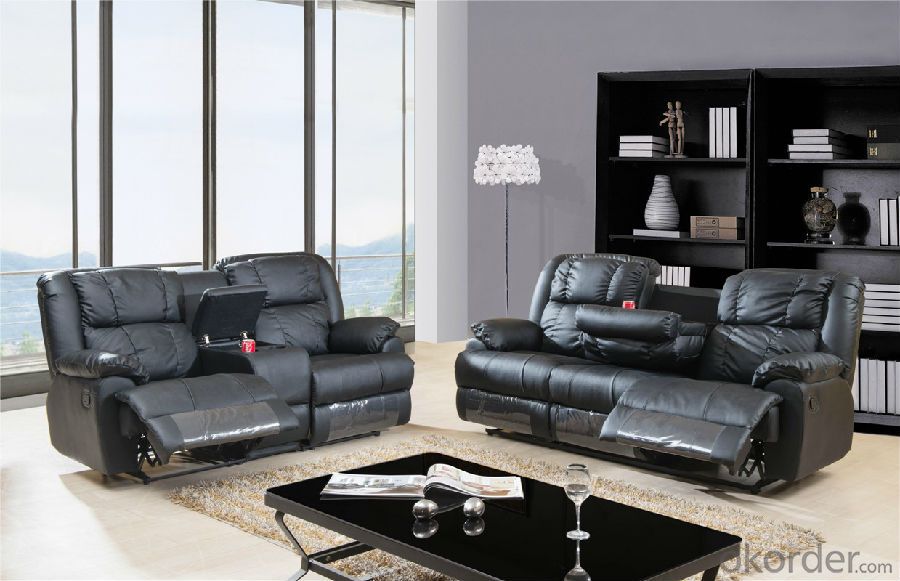 Electrical Recliner Sofa with Genuine Leather