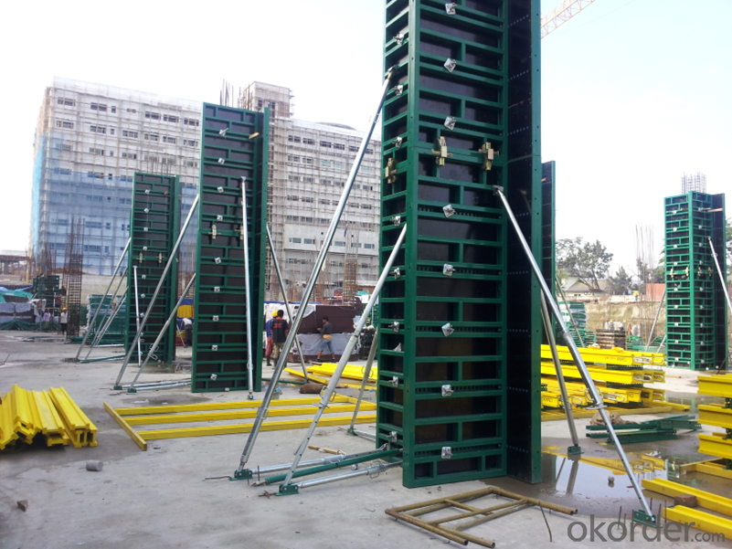 Steel Frame Formwork GK120 Used for The Concrete Pouring of Square or Rectangle Column