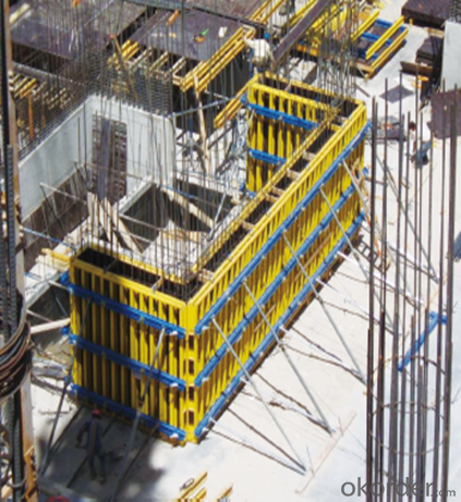 Timber Beam Wall Formwork Used for The Concrete Pouring of Wall