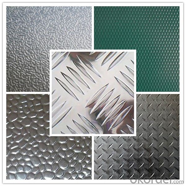 Embossed Aluminum Sheet Five Bars Aluminum Sheet 0.1~5Mm 3 Bar