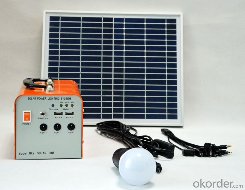 10W Solar System Solar small charge box Solar power generation