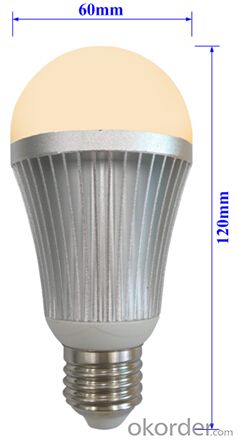 LED Bulb LED 2.4G Remote Bulb 2.4G Grouping RGBW Bulb (9W Aluminum Alloy)