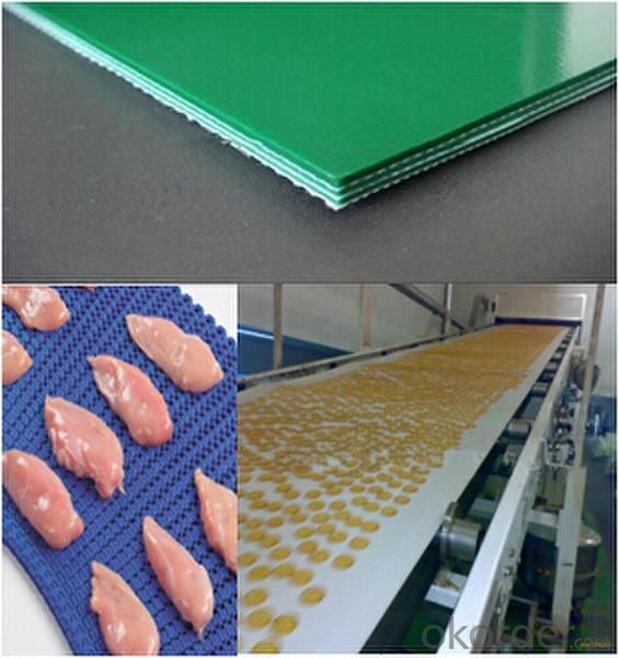 PVC Light Weight Conveyor Belt for Food Industry